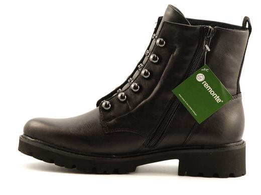 Фотография 4 женские осенние ботинки REMONTE (Rieker) D8670-01 black