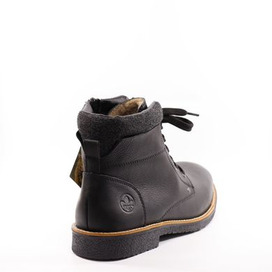 Фотография 5 зимние мужские ботинки RIEKER 33640-02 black
