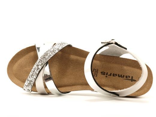 Фотографія 5 Жіночі босоніжки на платформі TAMARIS 1-28401-20 silver