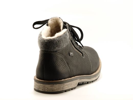 Фотография 4 зимние мужские ботинки RIEKER 39201-02 black