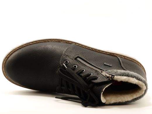 Фотография 5 зимние мужские ботинки RIEKER 39201-02 black
