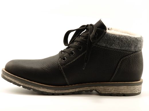 Фотография 3 зимние мужские ботинки RIEKER 39201-02 black