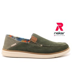 Фотография 1 мужские туфли слипоны RIEKER U0600-54 green