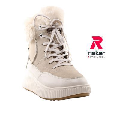 Фотография 2 Женские зимние ботинки RIEKER W1773-62 beige