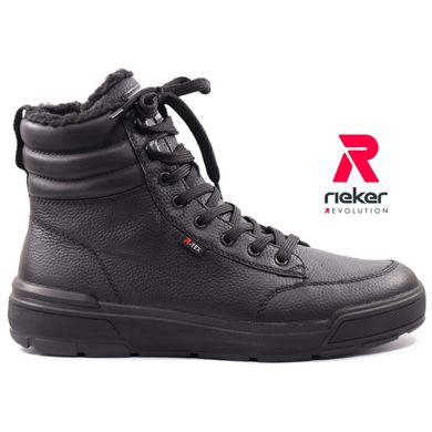 Фотографія 1 зимові чоловічі черевики RIEKER U0071-01 black