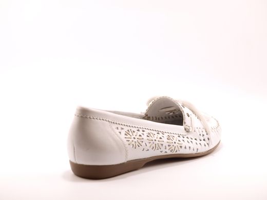 Фотографія 4 жіночі літні туфлі з перфорацією RIEKER L6396-80 white
