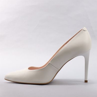 Фотография 4 Женские туфли на высоком каблуке шпильке BRAVO MODA 1370 white skora