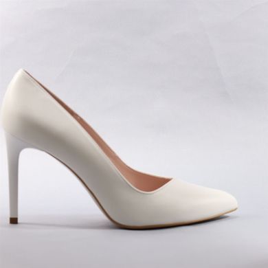 Фотография 2 Женские туфли на высоком каблуке шпильке BRAVO MODA 1370 white skora