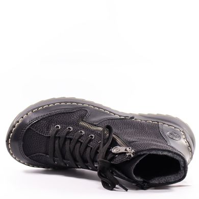 Фотография 6 женские осенние ботинки RIEKER 51517-00 black