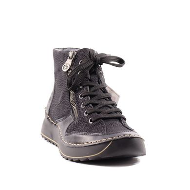 Фотография 2 женские осенние ботинки RIEKER 51517-00 black