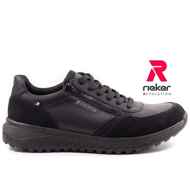 Фотографія 1 кросівки чоловічі RIEKER U0101-00 black