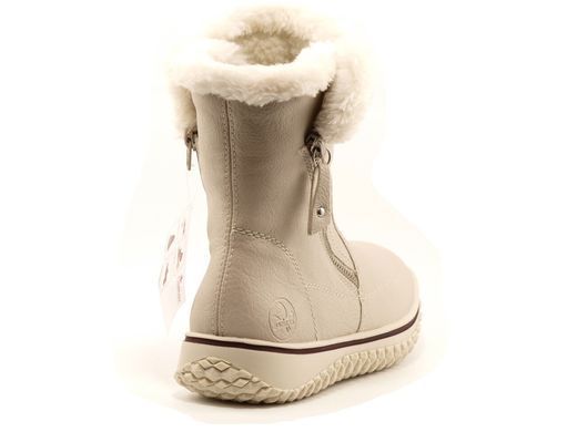 Фотография 5 Зимние женские полусапоги RIEKER Z4281-60 beige