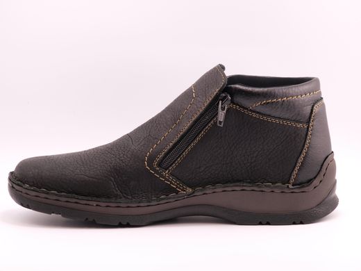 Фотография 3 зимние мужские ботинки RIEKER 05373-00 black
