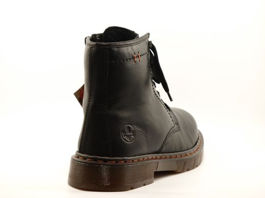 Фотография 4 зимние мужские ботинки RIEKER 32601-01 black