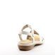 Жіночі босоніжки на низькому ходу RIEKER 65919-80 white фото 4 mini