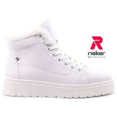 Фотография 1 женские зимние ботинки RIEKER W1071-80 white