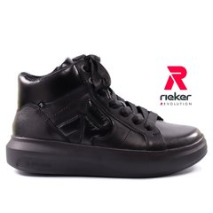 Фотография 1 женские осенние ботинки RIEKER W1270-00 black