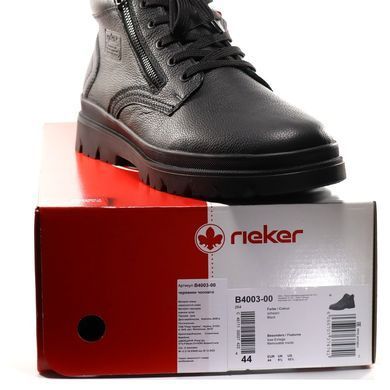 Фотографія 9 Зимові чоловічі черевики RIEKER B4003-00 black