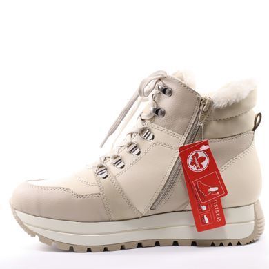 Фотография 3 Женские зимние ботинки RIEKER N4002-60 beige
