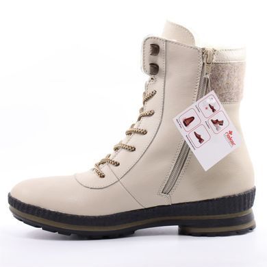 Фотографія 3 Зимові жіночі напівчоботи RIEKER Z2405-60 beige