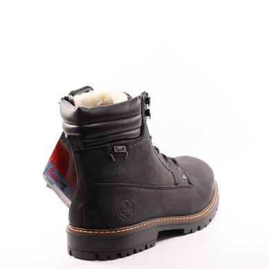 Фотография 4 зимние мужские ботинки RIEKER F3600-00 black