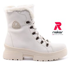 Фотография 1 женские зимние ботинки RIEKER W0372-80 white