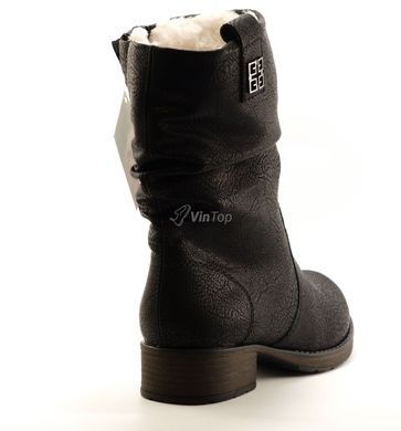 Фотография 4 Зимние женские полусапоги RIEKER Z9583-00 black