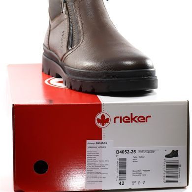 Фотографія 9 Зимові чоловічі черевики RIEKER B4052-25 brown