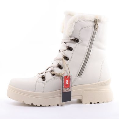 Фотография 4 Женские зимние ботинки RIEKER W0372-80 white