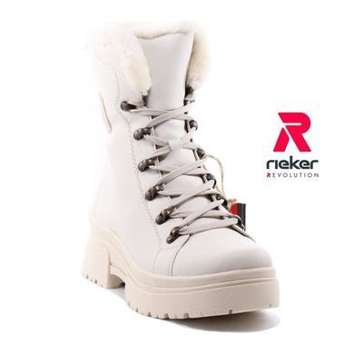 Фотография 2 Женские зимние ботинки RIEKER W0372-80 white