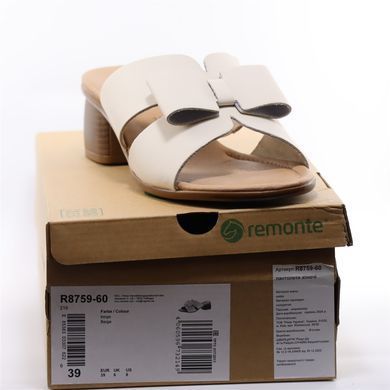 Фотографія 7 Пантолети жіночі (шльопанці) REMONTE (by Rieker) R8759-60 beige