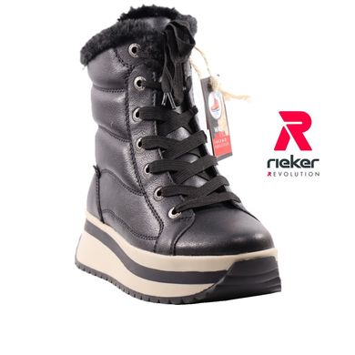 Фотографія 2 жіночі зимові черевики RIEKER W0963-01 black