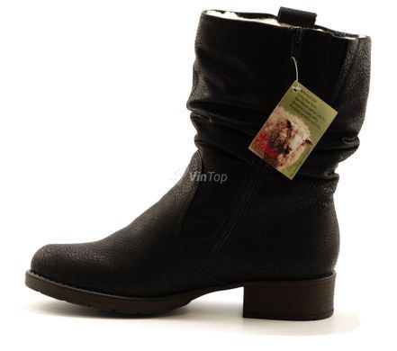 Фотография 3 Зимние женские полусапоги RIEKER Z9583-00 black