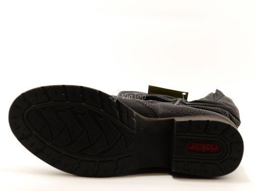 Фотография 6 Зимние женские полусапоги RIEKER Z9583-00 black