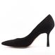 женские туфли на среднем каблуке BRAVO MODA 0126 Czarny Zamsz фото 3 mini