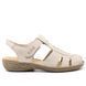 Женские босоножки на низком ходу RIEKER 658B3-60 beige фото 1 mini