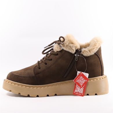Фотографія 4 Жіночі зимові черевики RIEKER 70409-25 brown