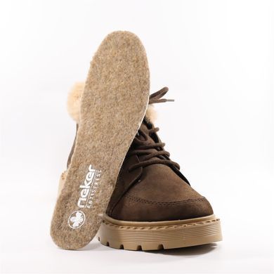 Фотографія 3 Жіночі зимові черевики RIEKER 70409-25 brown