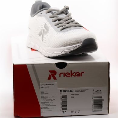 Фотографія 9 Кросівки жіночі RIEKER M9006-80 white