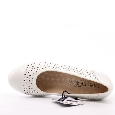 Фотография 6 женские летние туфли с перфорацией CAPRICE 9-22501-26 139 white