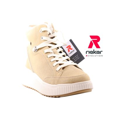 Фотография 2 женские осенние ботинки RIEKER W1771-62 beige