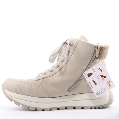 Фотографія 3 Жіночі зимові черевики RIEKER N4008-60 beige