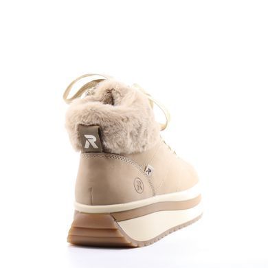 Фотография 5 Женские зимние ботинки RIEKER W0961-20 beige