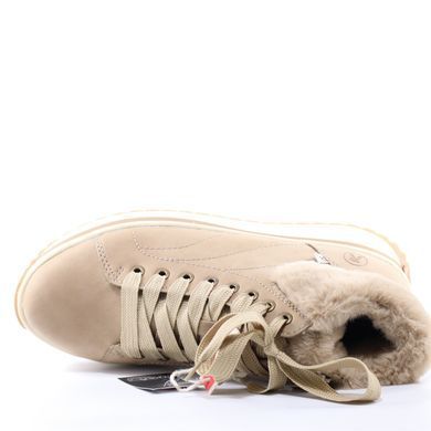 Фотография 6 Женские зимние ботинки RIEKER W0961-20 beige