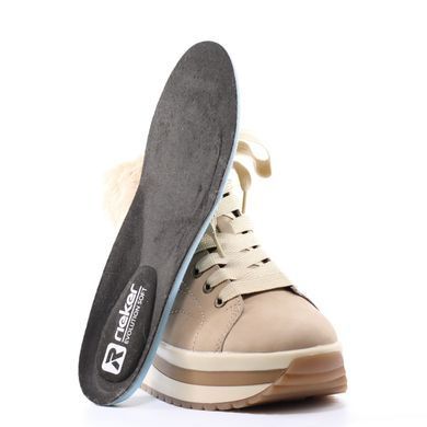 Фотография 3 Женские зимние ботинки RIEKER W0961-20 beige