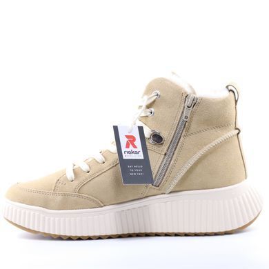 Фотографія 4 Жіночі осінні черевики RIEKER W1771-62 beige