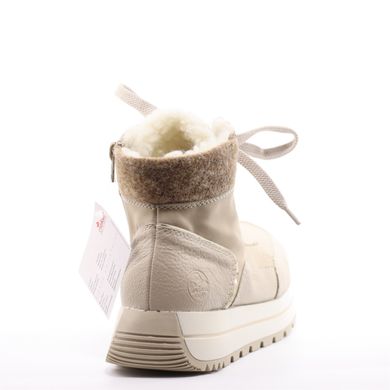 Фотография 5 женские зимние ботинки RIEKER N4008-60 beige