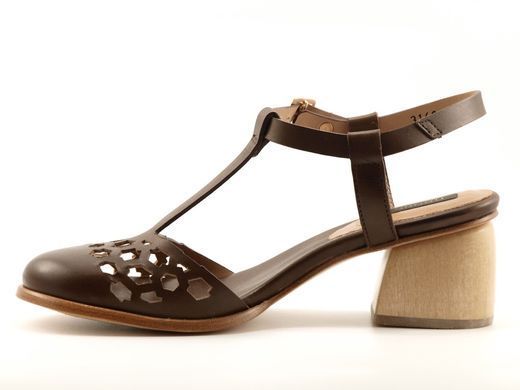 Фотографія 3 Жіночі босоніжки на середньому підборі NEOSENS 3140 brown