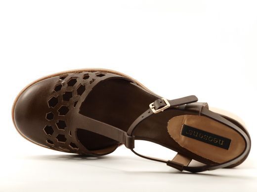 Фотографія 5 Жіночі босоніжки на середньому підборі NEOSENS 3140 brown