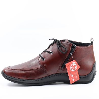 Фотография 3 Женские осенние ботинки RIEKER L1726-35 red
